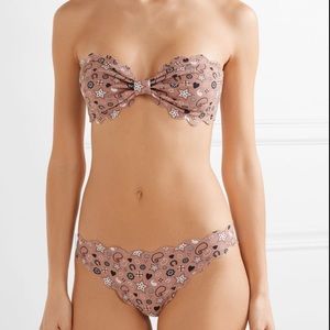 MARYSIA Antibes Pink Bandana Bandeau Bikini